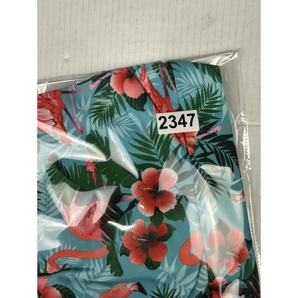 Yatta Golf Polo Shirt Mens 3XL Flamingo All Over Print Performance Golf Tropical - Picture 6 of 6